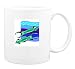 Mug with ocean, squid, life, marine, sea, fish