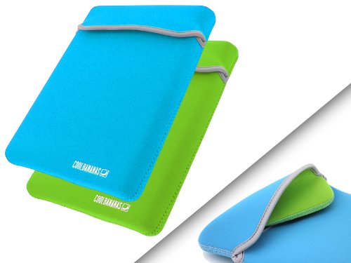 Cool Bananas RainSuit Neopren Tasche f&uuml;r Apple MacBook Air bis 33,8 cm (13,3 Zoll) blau/gr&uuml;n