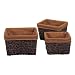 Organize It All Set of 3 Twist Square Baskets 24468
