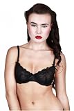 Playful Promises 1102 Genie Non Padded Lace Bra - Black