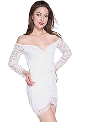 Sexy Off the Shoulder Lace Bodycon Dress/Club Dress/Party Dress/Mini Dress 