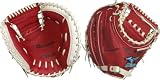 ＜野球用品/ソフトボール/キャッチャーミット＞MIZUNO(ミズノ) ビューリーグ レッド×シルバー 2009年モデル 2CS53110-6203