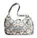 Coach Kristin Ikat Hippie Shoulder Convertiable Hobo Bag Purse Tote 17083 Grey