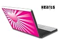 Apple Macbook 13" Skin Decal Designer Sticker - Heart Pink