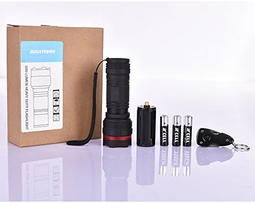 2 in 1 Kit 800 Lumen Xm-l2 T6 Cree LED Flashlight plus Keychain Pocket Multi Tool(7 Functions) Include 3aa Batteries Waterproof
