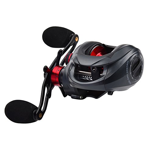 KastKing Spartacus Baitcasting Reel - Ultra Smooth Carbon Fiber Drag 17.5LBs - 11 + 1 Shielded Ball Bearings -- The Perfect Warrior for Bass Fishing