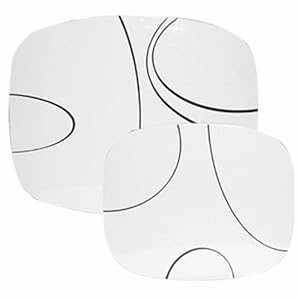 Corelle Coordinates Counter Mats, Set of 2, Simple Lines