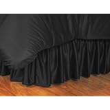 Black Jersey Bedskirt - Full by -