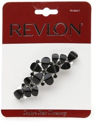 Revlon Couture Hair Accessory Flower Stone Barrette 1 ea