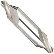 Magafor 1055 Series Cobalt Steel Combined Drill and Countersink, Uncoated (Bright) Finish, Plain Style, 60 Degrees, #6 Size, 0.5" Body Diameter