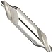Magafor 1055005 1055 Series 2 Flute, 60 Degrees Cutting Angle, Cobalt Steel Uncoated (Bright), Plain Style Combination Center Drill And Countersink Bit With Double End