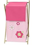 Kids Laundry Hamper for the Pink and Green Flower Collection by Sweet Jojo Designs