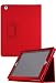 HHI The new iPad (iPad 3) UrbanFlip Series Viewing Stand Case Cover - Red (Built-in magnet for sleep and wake feature) (Package include a HandHelditems Sketch Stylus Pen)