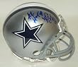 Alvin Harper Dallas Cowboys NFL Hand Signed Mini Helmet