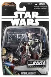 Star Wars Ultimate Galactic Hunt General Grievous With Silver Stand and Hologram Mini Figure