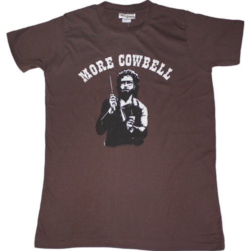 More Cowbell Textured T-Shirt - X-Large