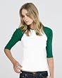 Bella Juniors 3/4 Sleeve Raglan T-Shirt