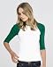 Bella Juniors 3/4 Sleeve Raglan T-Shirt