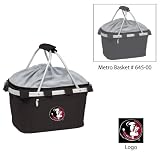 Florida State Seminoles NCAA Metro Basket (Black) (Embroidered Logo)