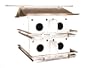 Bird's Choice Purple Martin House Coates Original 2 Floor 8 Room w/ Round Holes