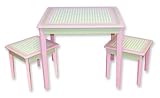 Pink Patchwork Child's Table & Chair Set