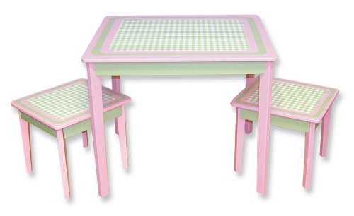 Pink Patchwork Child’s Table & Chair Set