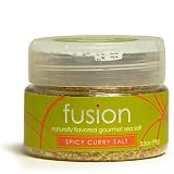 Fusion Artisan Gourmet Naturally Flavored Sea Salt - Spicy Curry - 3.5oz