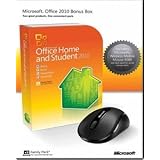 Microsoft Office Home and Student 2010 ボーナスパック　【英語版】　【Wireless Mobile Mouse 4000同梱】