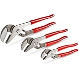 TEKTON 90394 7-Inch, 10-Inch and 12-3/4-Inch Groove Joint Pliers Set, 3-Piece
