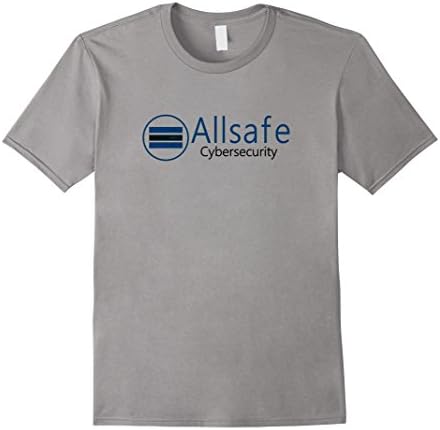 Men's AllSafe Shirt - All Safe Shirt - Mr AllSafe Cybersecurity Large Slate
