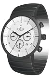 Obaku by Ingersoll gents chronograph black stainless steel bracelet watch