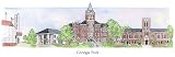 Georgia Tech University - Collegiate Colors - 5 x 13 Inch Framed Prints