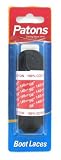 Patons Cord Boot Laces 140 Black Cord Boot Laces 140cm Long 1 Pair - Black