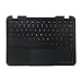Rinbers Lenovo Chromebook N22 Laptop Black Upper Case Palmrest Keyboard Touchpad Assembly Replacement Part