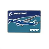 777 Jetliner 3D Pin