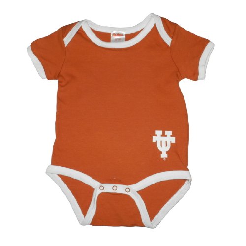 NCAA Texas Longhorns Baby / Infant One-Piece Bodysuit / Romper / Onesie - Brown (Size: 12)