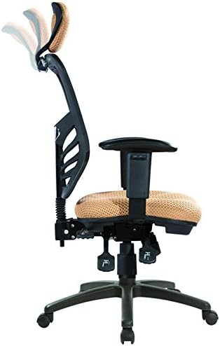 High-back Executive Task Chair - Black Breathable Mesh Fabric
