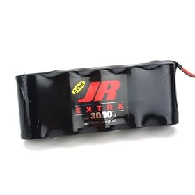 Extra Receiver Pack 3000mAh 6V NiCD Flat by JR