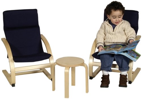 Kiddie Rocker Chair Set, Blue 