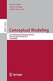 Conceptual modeling : 31st International Conference, ER, Florence, Italy, October 15-18, 2012, proceedings
