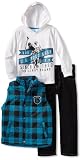 U.S. POLO ASSN. Boys 2-7 Vest with Tee and Pant
