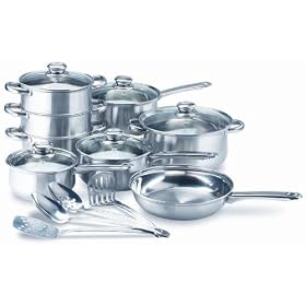 Swan 10Pce S/Steel Cookware Set