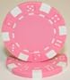 100 Pink Dice 11.5 Gram 2 Tone Poker Chips