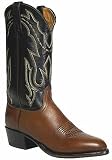 Lucchese Tan and Black Soft Leather Western