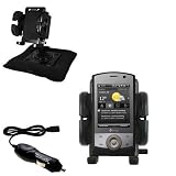 HTC Polaris Auto Bean Bag Dash Holder with Car Charger - Uses Gomadic TipExchange