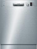 Bosch SMU50E85EU Unterbau-Geschirrspüler / A+ AA / 12 L / 1.03 kWh / 59.8 cm / Edelstahl / Halbe Beladung / AquaSensor