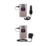Essential Kit for the Sanyo Katana DLX - includes Car and Wall Charger with Rapid Charge Technology - Gomadic Brand w/ TipExchange Technology