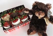 Fondue Bear with 1/2 Dz. Assorted Berries
