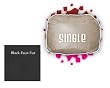 Comfort Sac Single Sac Black Faux Fur By Elite Furniture