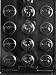 BOW & ARROW HUNTER MINTS Sports Candy Mold Chocolate